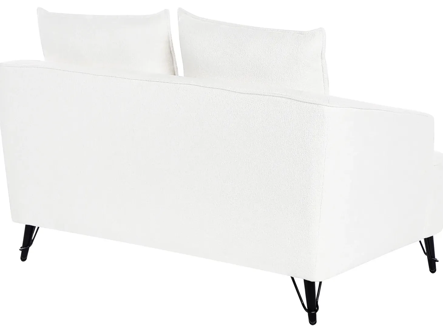 Sofasæt 5 personers HOBRO Boucle Hvid