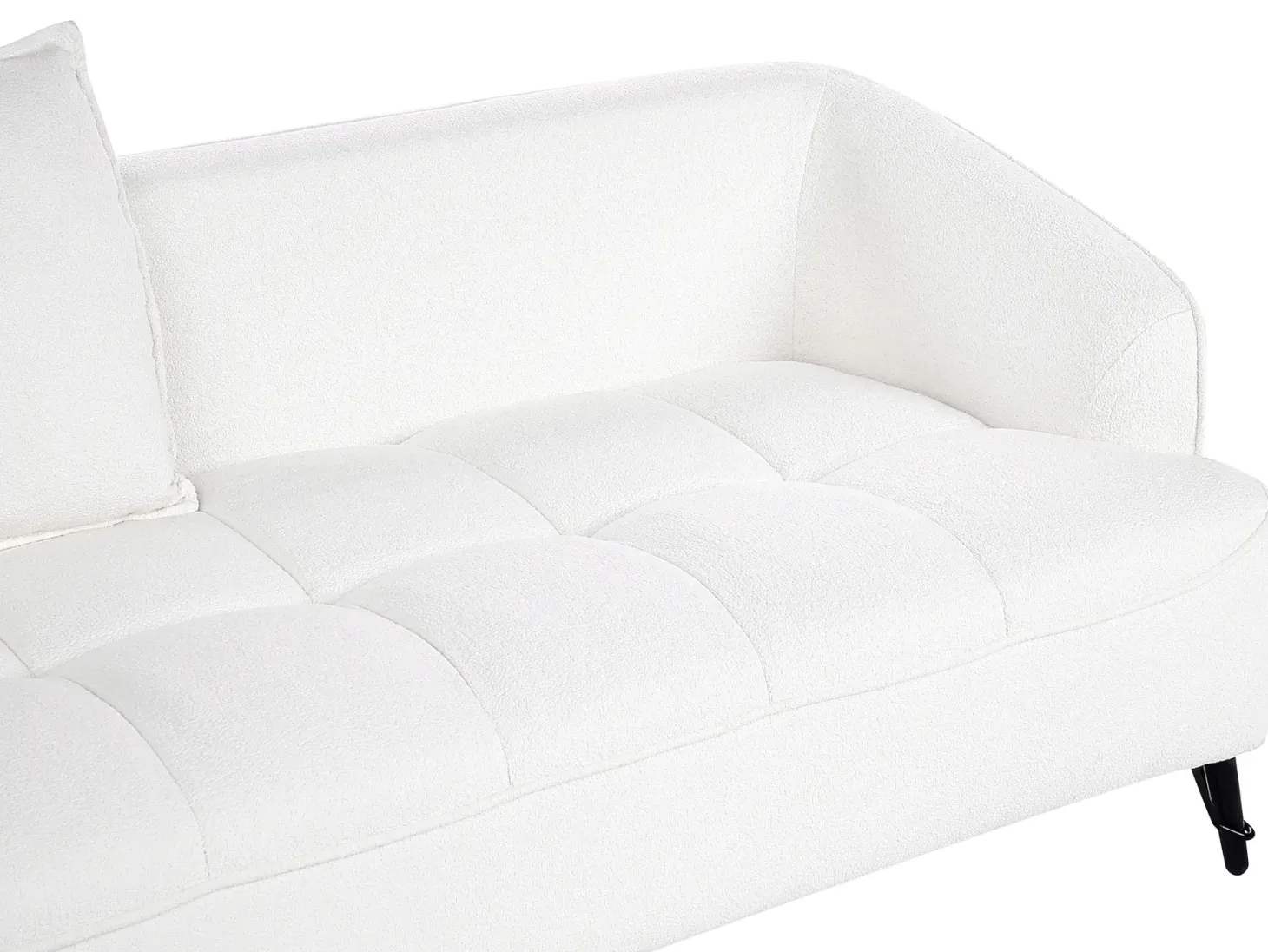Sofasæt 5 personers HOBRO Boucle Hvid