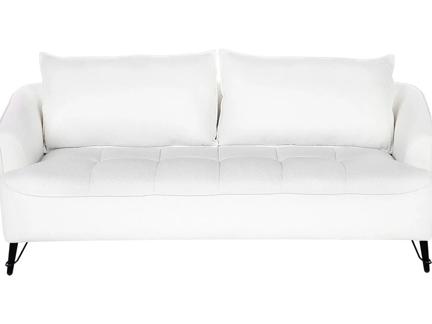 Sofasæt 5 personers HOBRO Boucle Hvid