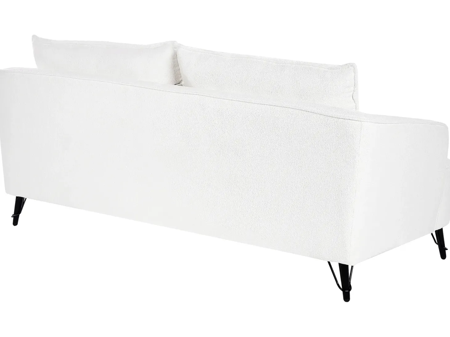 Sofasæt 5 personers HOBRO Boucle Hvid