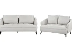 Sofasæt 5 personers HOBRO Lysegrå