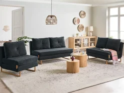 Sofasæt 6 personers JERSLEV Sort