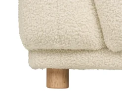 Sofasæt 5 personers JUBEK Boucle Cremehvid