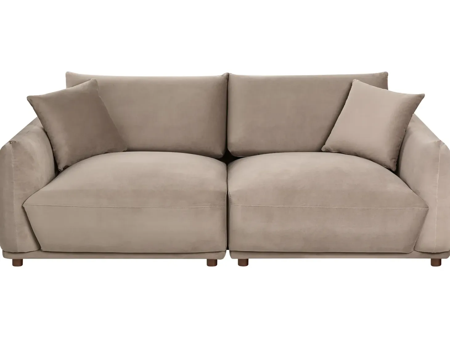 Sofasæt 5 personers JUBEK Velour Brungrå