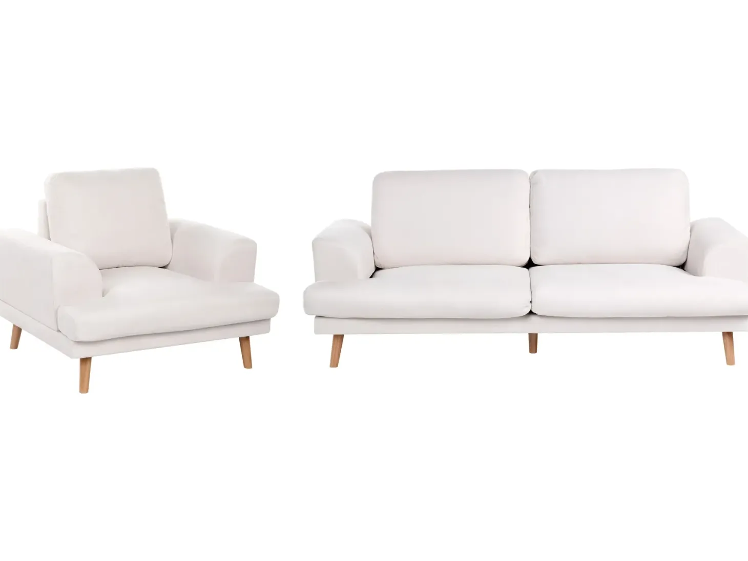 Sofasæt 4 personers KILDAL Lys Beige