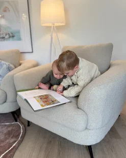 Sofasæt 3 personers KJAER Boucle Lys Beige