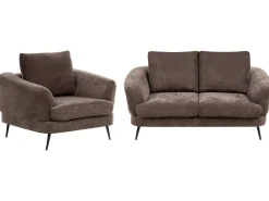 Sofasæt 3 personers KJAER Chenille Mørkebrun