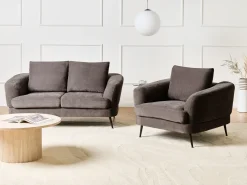 Sofasæt 3 personers KJAER Chenille Brungrå