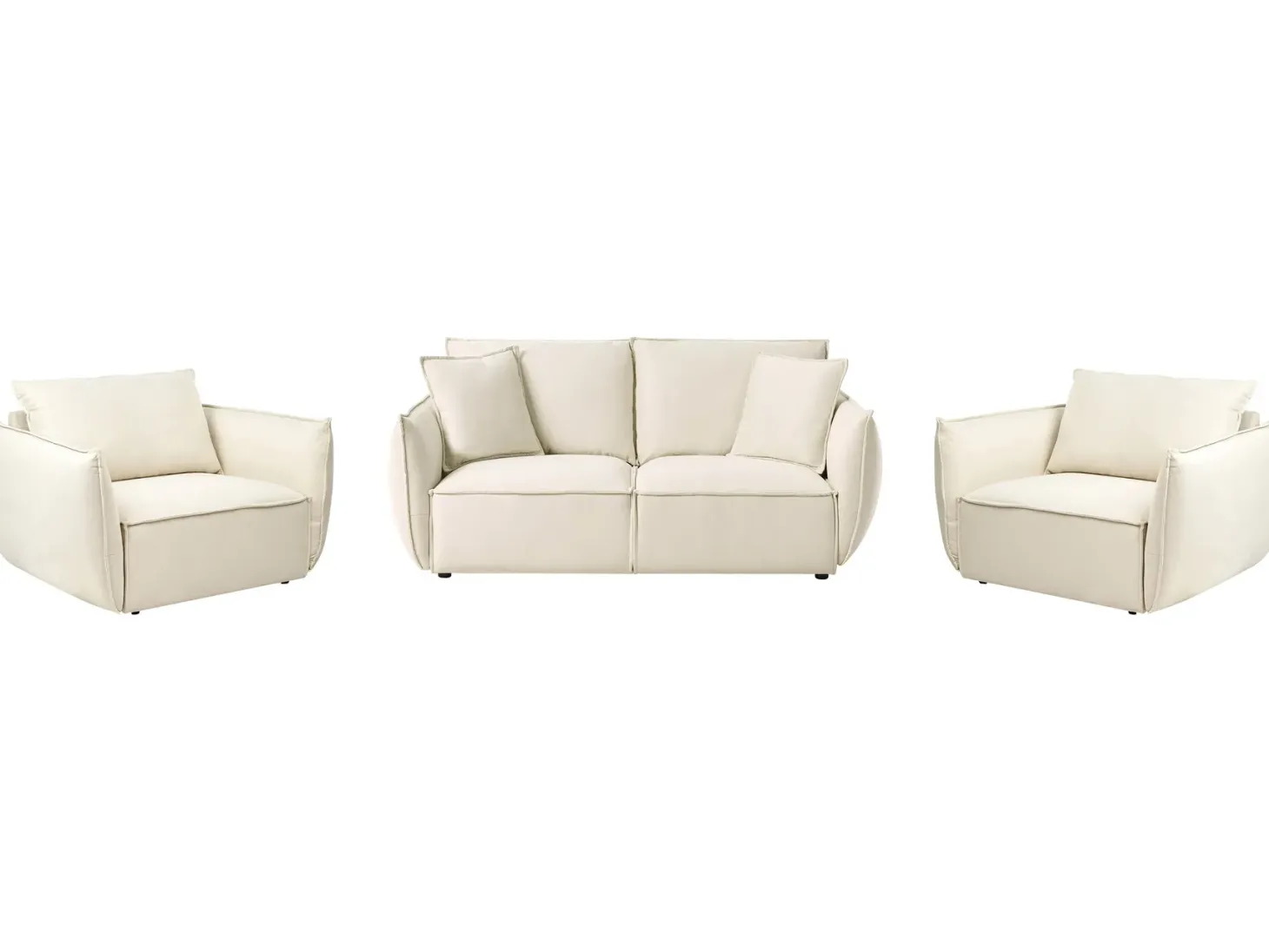 Sofasæt 5 personers KUNES Lys Beige