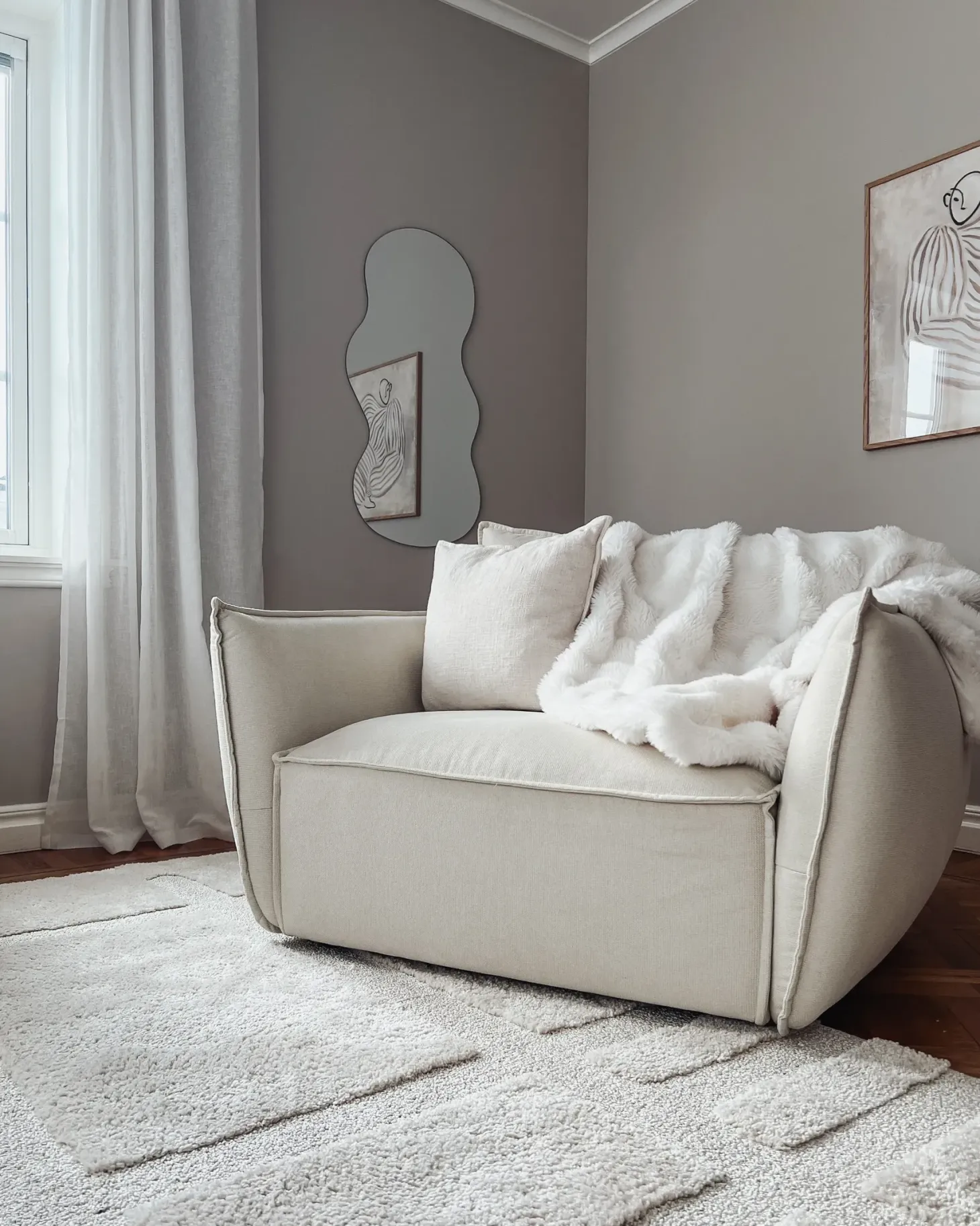 Sofasæt 5 personers KUNES Lys Beige