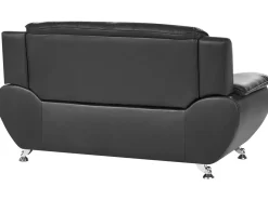 Sofasæt 6 personers LEIRA Kunstlæder Sort