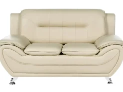 Sofasæt 6 personers LEIRA Kunstlæder Beige