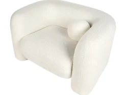 Sofasæt 4 personers LEIREN Boucle Hvid