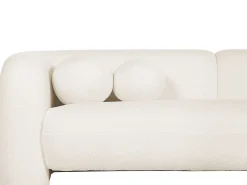 Sofasæt 4 personers LEIREN Boucle Hvid