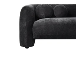 Sofasæt 4 personers LEIREN Chenille Sort
