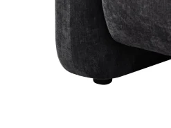 Sofasæt 4 personers LEIREN Chenille Sort