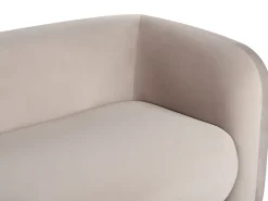 Sofasæt 4 personers LEIREN Velour Brungrå