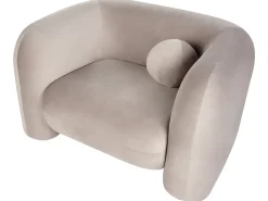 Sofasæt 5 personers LEIREN Velour Brungrå