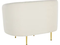 Sofasæt 6 personers LOEN Boucle Hvid