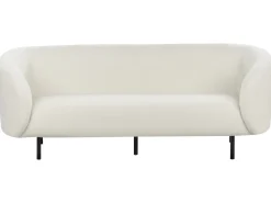 Sofasæt 6 personers LOEN Boucle Hvid
