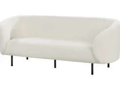 Sofasæt 6 personers LOEN Boucle Hvid