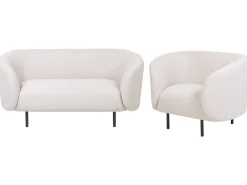 Sofasæt 3 personers LOEN Lys Beige
