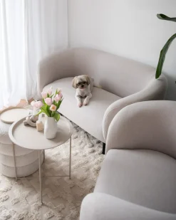Sofasæt 3 personers LOEN Lys Beige