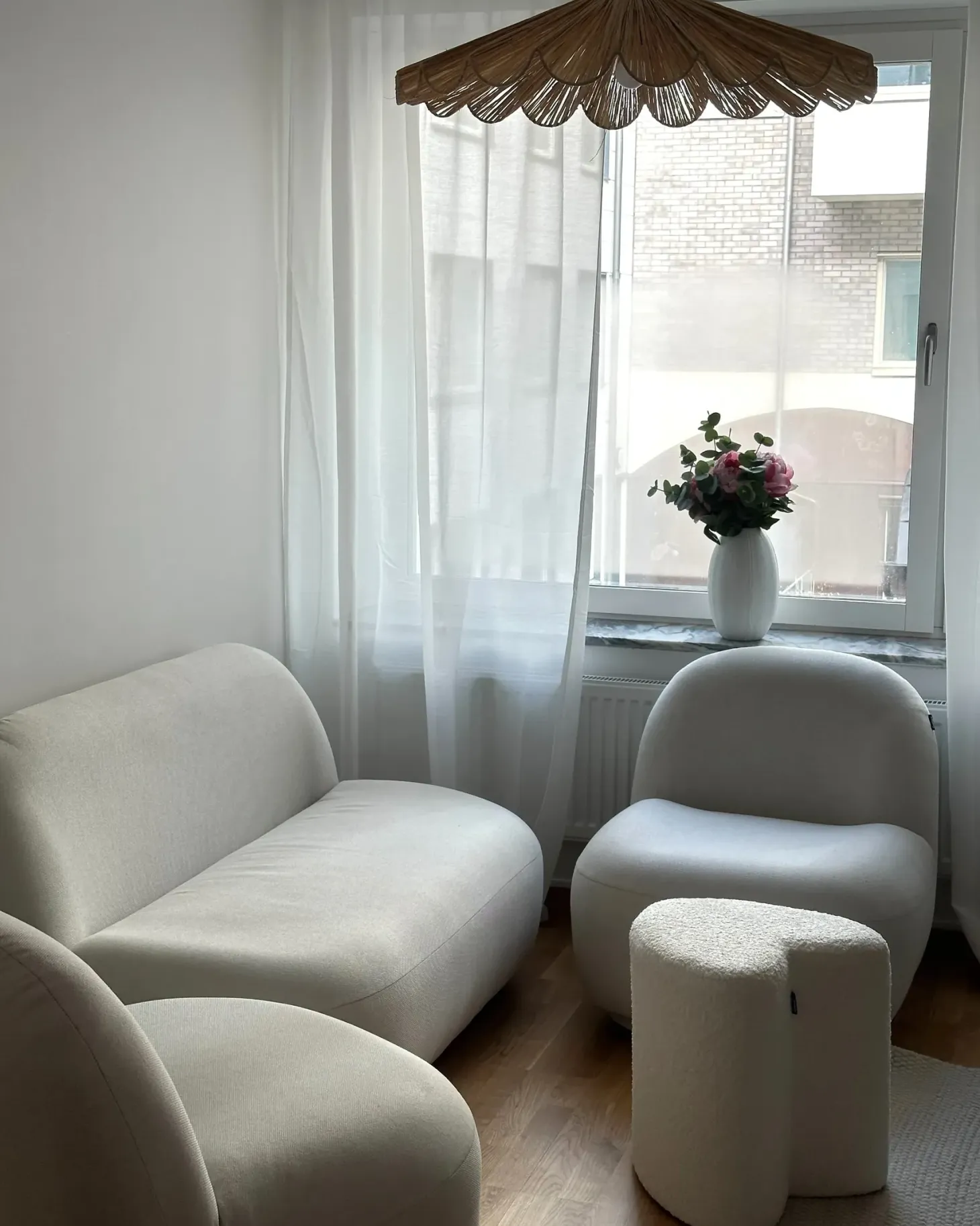 Sofasæt 4 personers LOVBERG Cremehvid