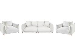 Sofasæt 5 personers LUVOS Cremehvid