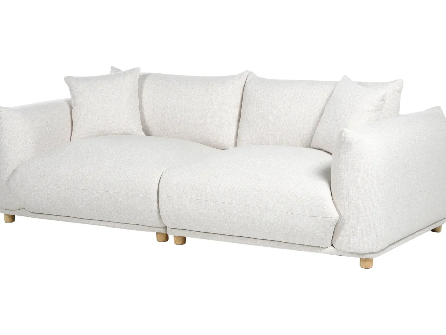 Sofasæt 5 personers LUVOS Cremehvid
