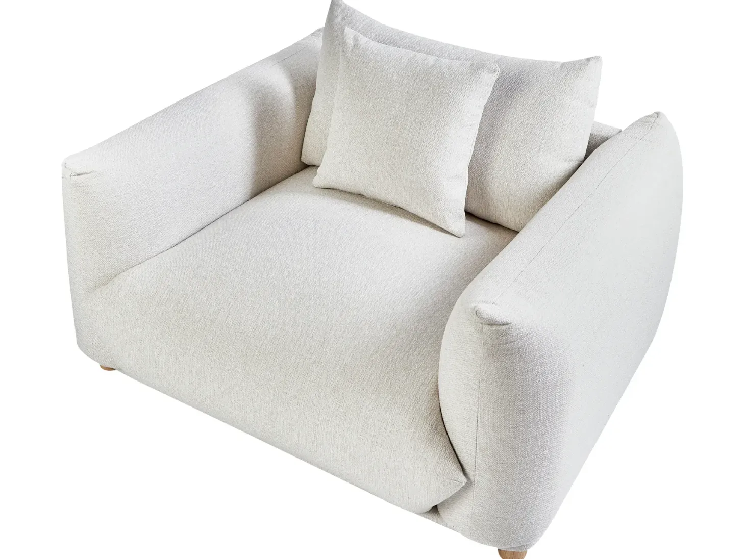 Sofasæt 5 personers LUVOS Cremehvid