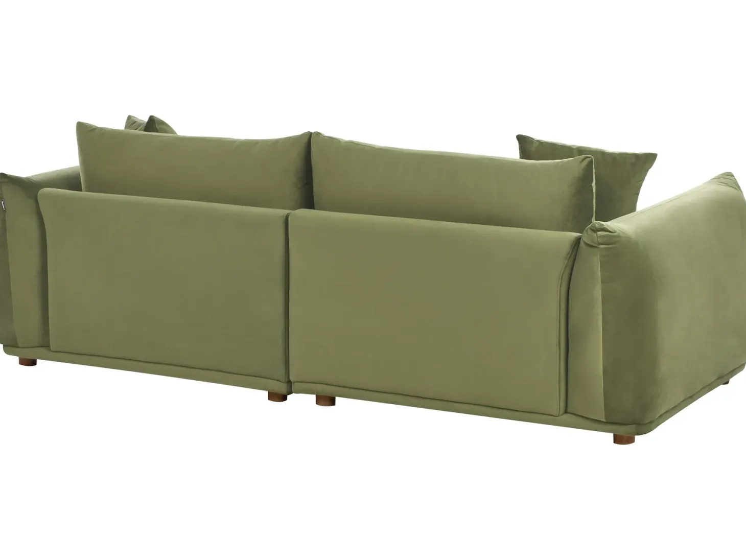Sofasæt 5 personers LUVOS Velour Grøn