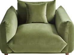 Sofasæt 5 personers LUVOS Velour Grøn