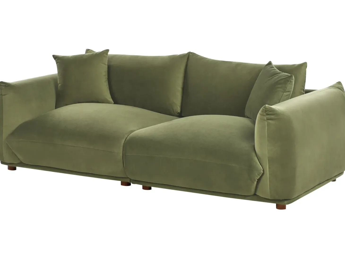 Sofasæt 5 personers LUVOS Velour Grøn