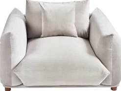 Sofasæt 5 personers LUVOS Velour Brungrå