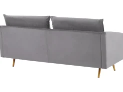 Sofasæt 5 personers MAURA Velour Grå