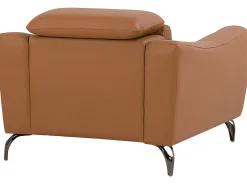 Sofasæt 4 personers NARWIK Ægte læder Brun