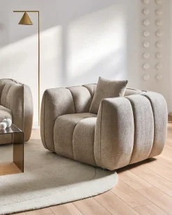 Sofasæt 5 personers NESS Brungrå