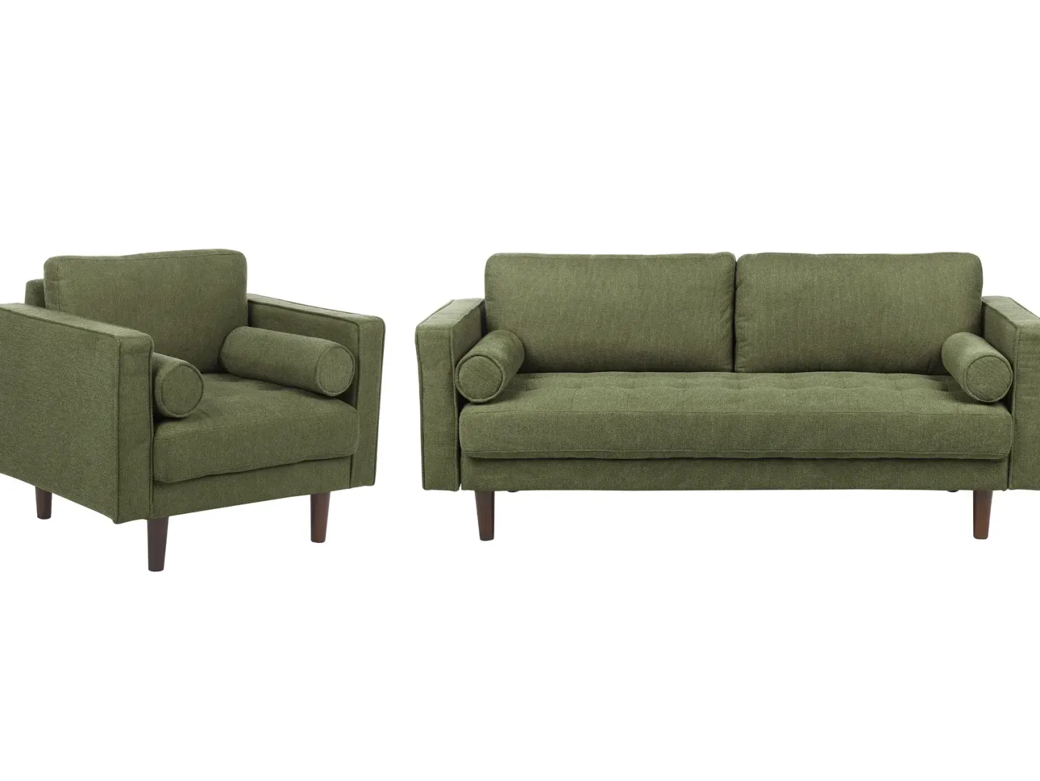 Sofasæt 4 personers NURMO Mørkegrøn