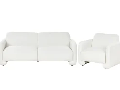 Sofasæt 4 personers SALAND Hvid