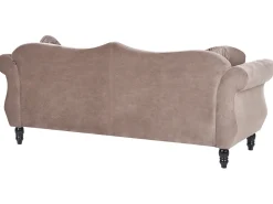 Sofasæt 5 personers SKIEN Velour Brungrå