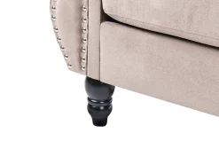 Sofasæt 5 personers SKIEN Velour Brungrå