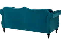 Sofasæt 5 personers SKIEN Velour Blågrøn
