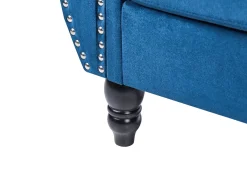 Sofasæt 5 personers SKIEN Velour Navy Blå