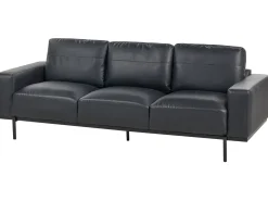 Sofasæt 6 personers SOVIK Kunstlæder Sort