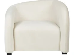 Sofasæt 5 personers VELTADA Velour Cremehvid
