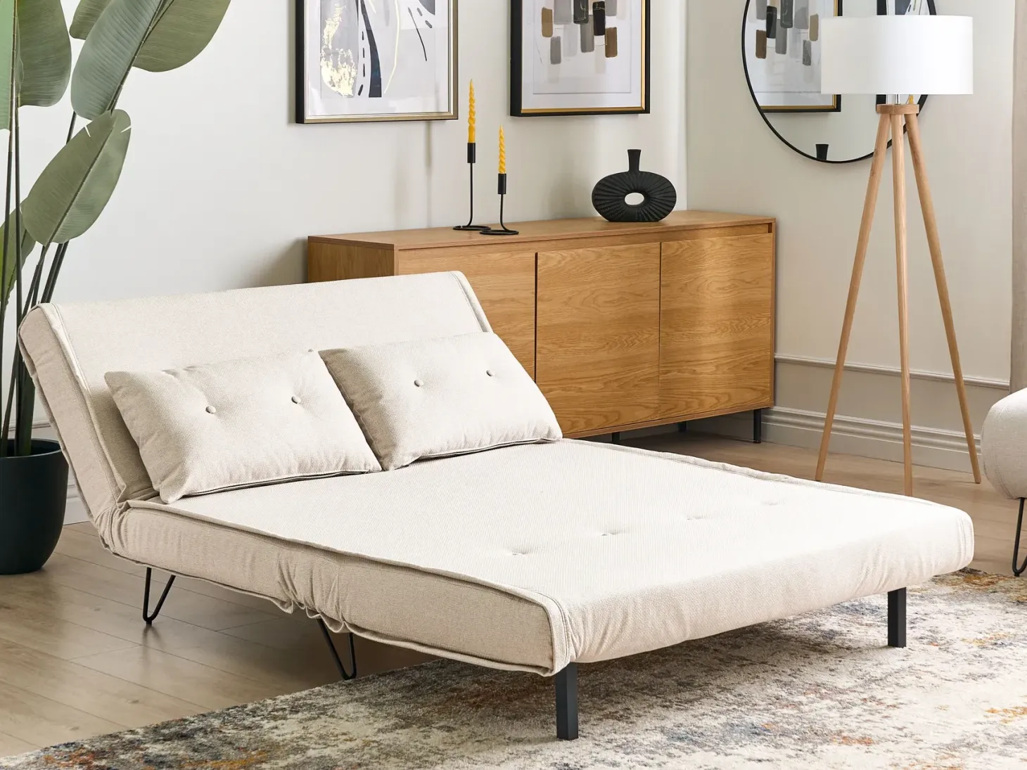Sofasæt 3 personers VESTFOLD Lys Beige