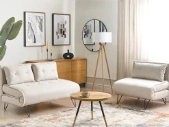 Sofasæt 3 personers VESTFOLD Lys Beige