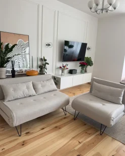 Sofasæt 3 personers VESTFOLD Lys Beige