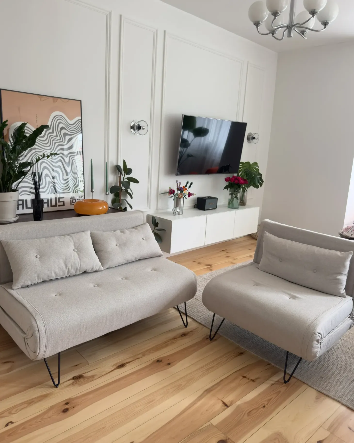 Sofasæt 3 personers VESTFOLD Lys Beige